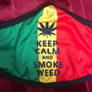 Red Black Green Face Mask